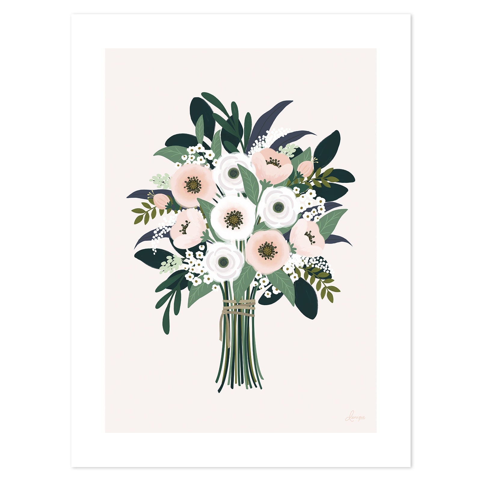 Lilipinso Art Print - Nice Bouquet