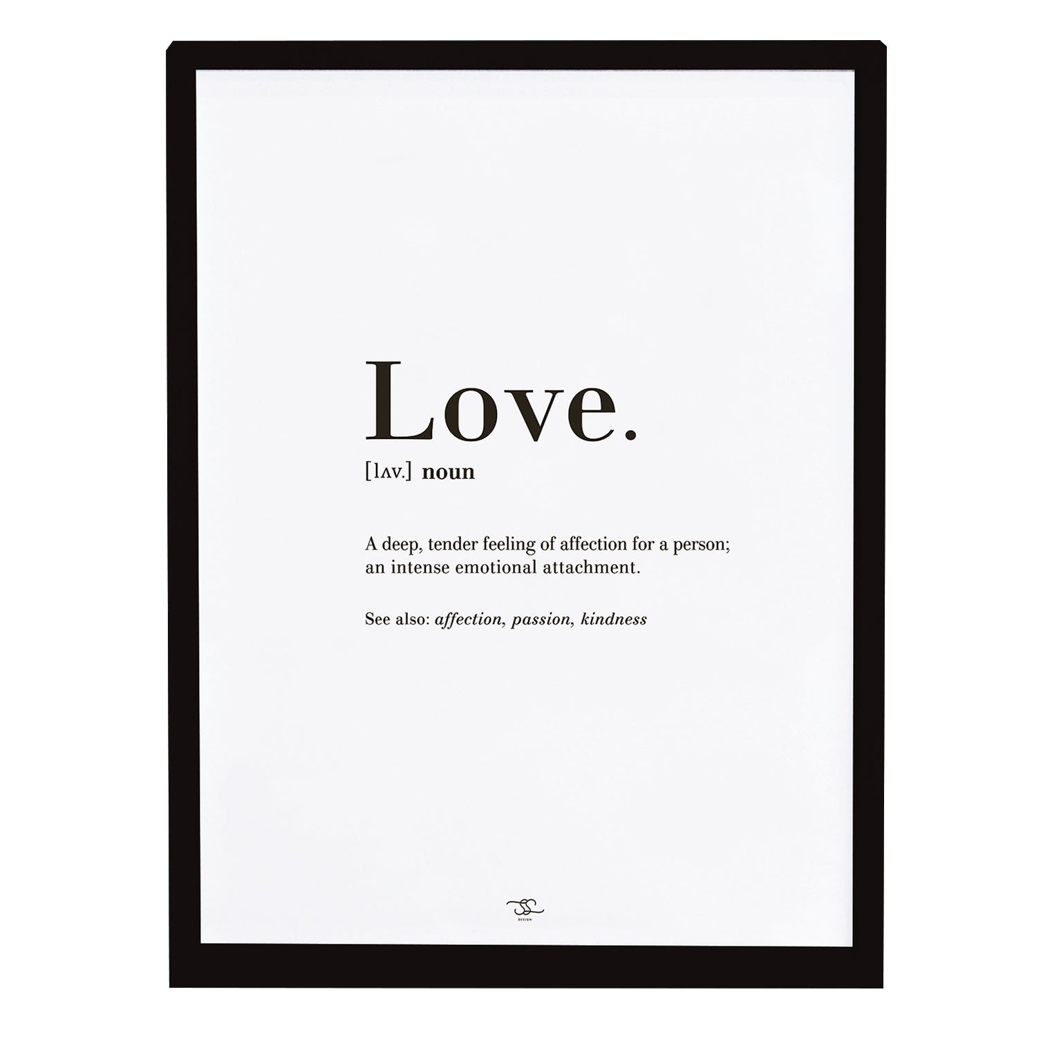 Lilipinso Framed Art Print - Love