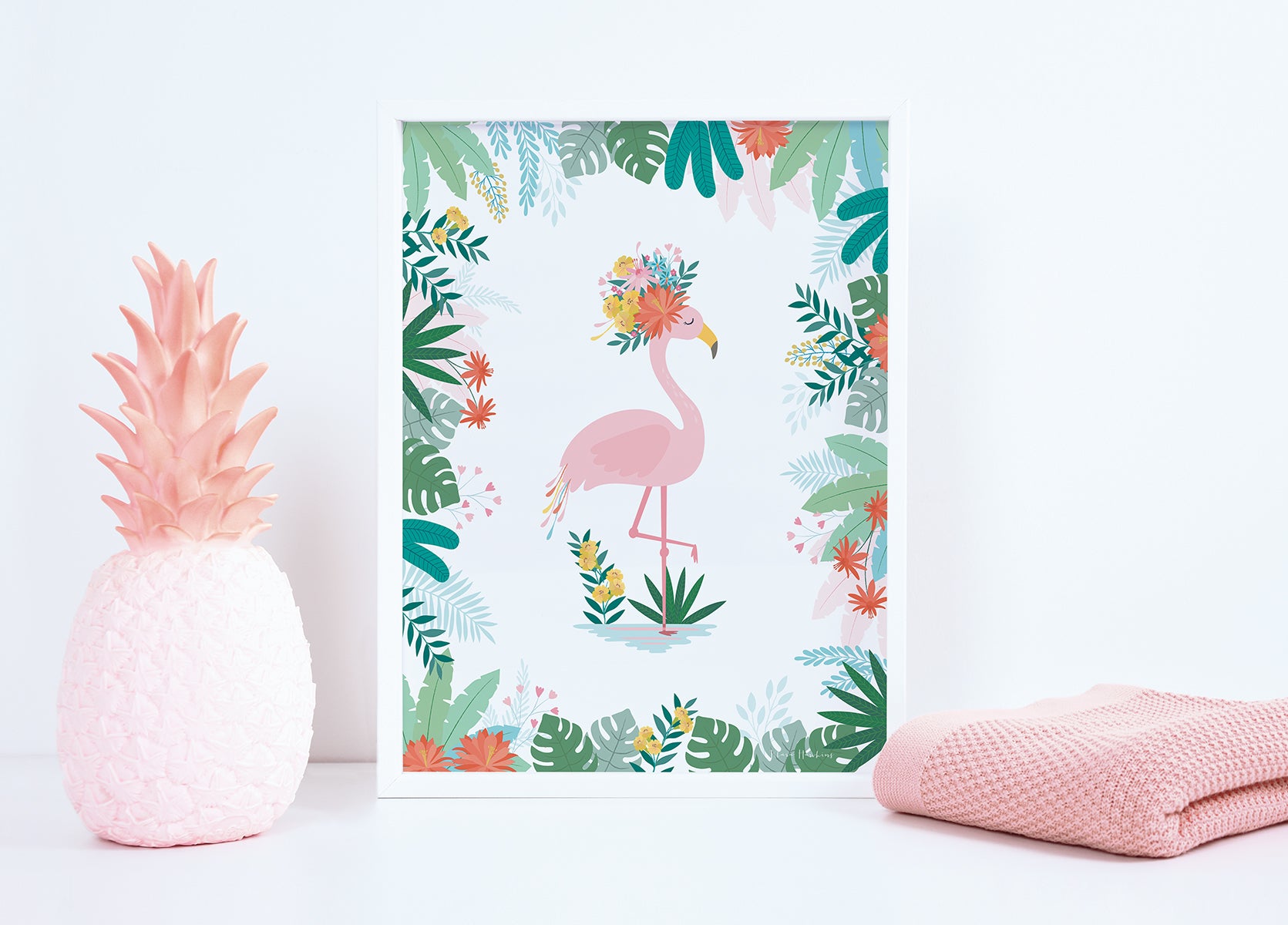 Lilipinso Art Print - Flamingo Carnaval