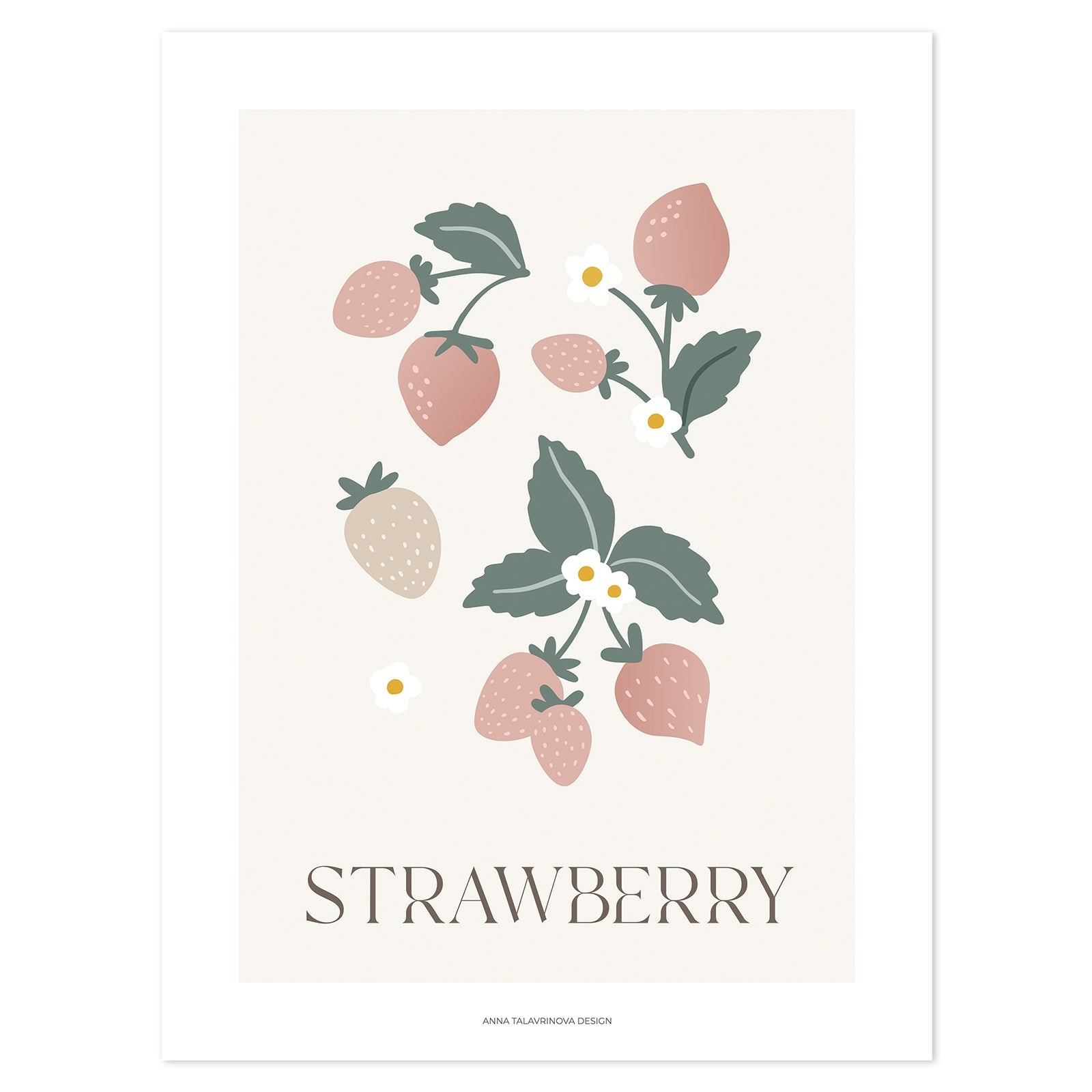 Lilipinso Art Print - Strawberry