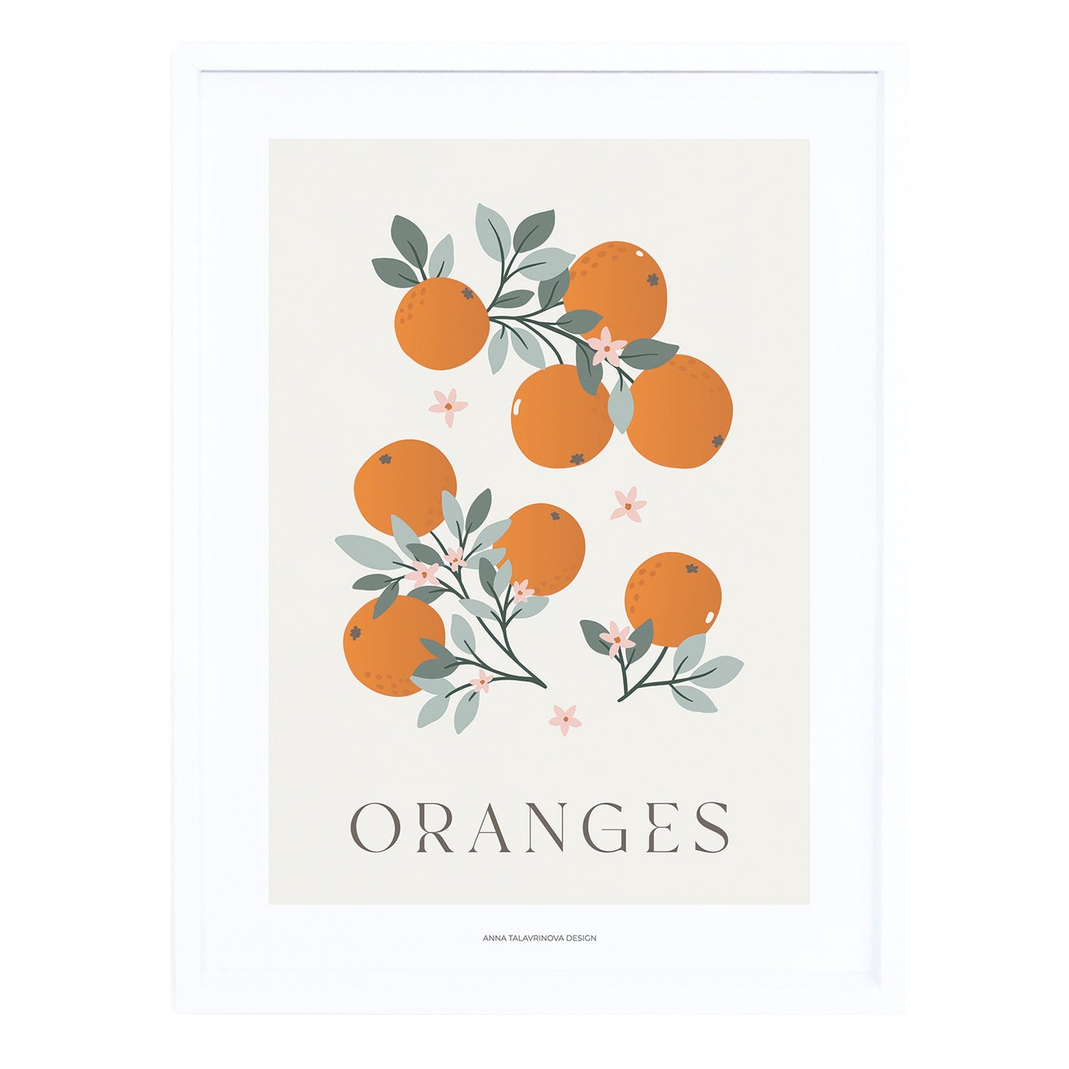 Lilipinso Framed Art Print - Oranges