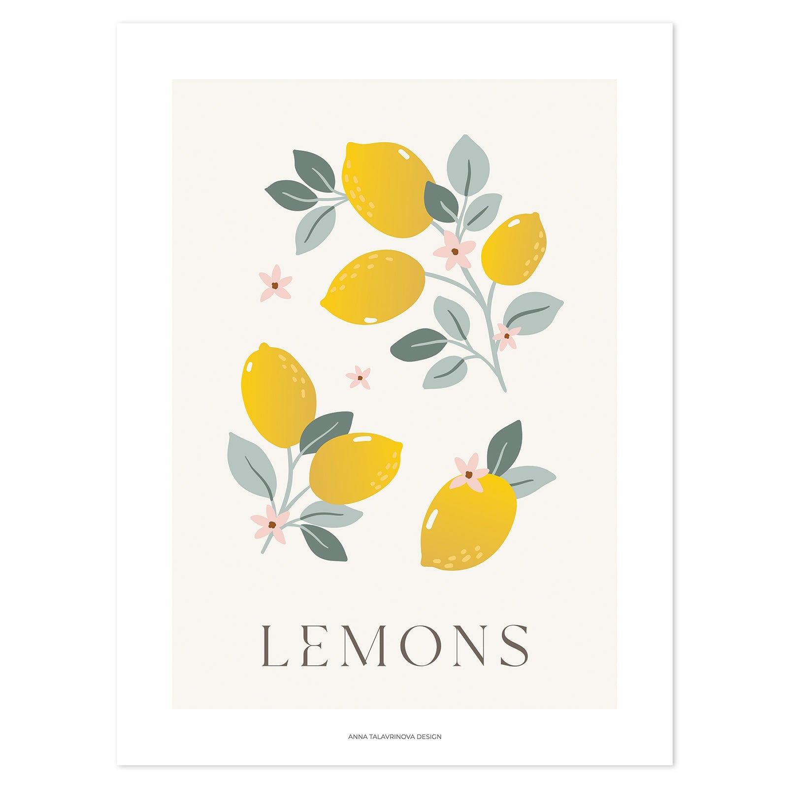 Lilipinso Art Print - Lemons