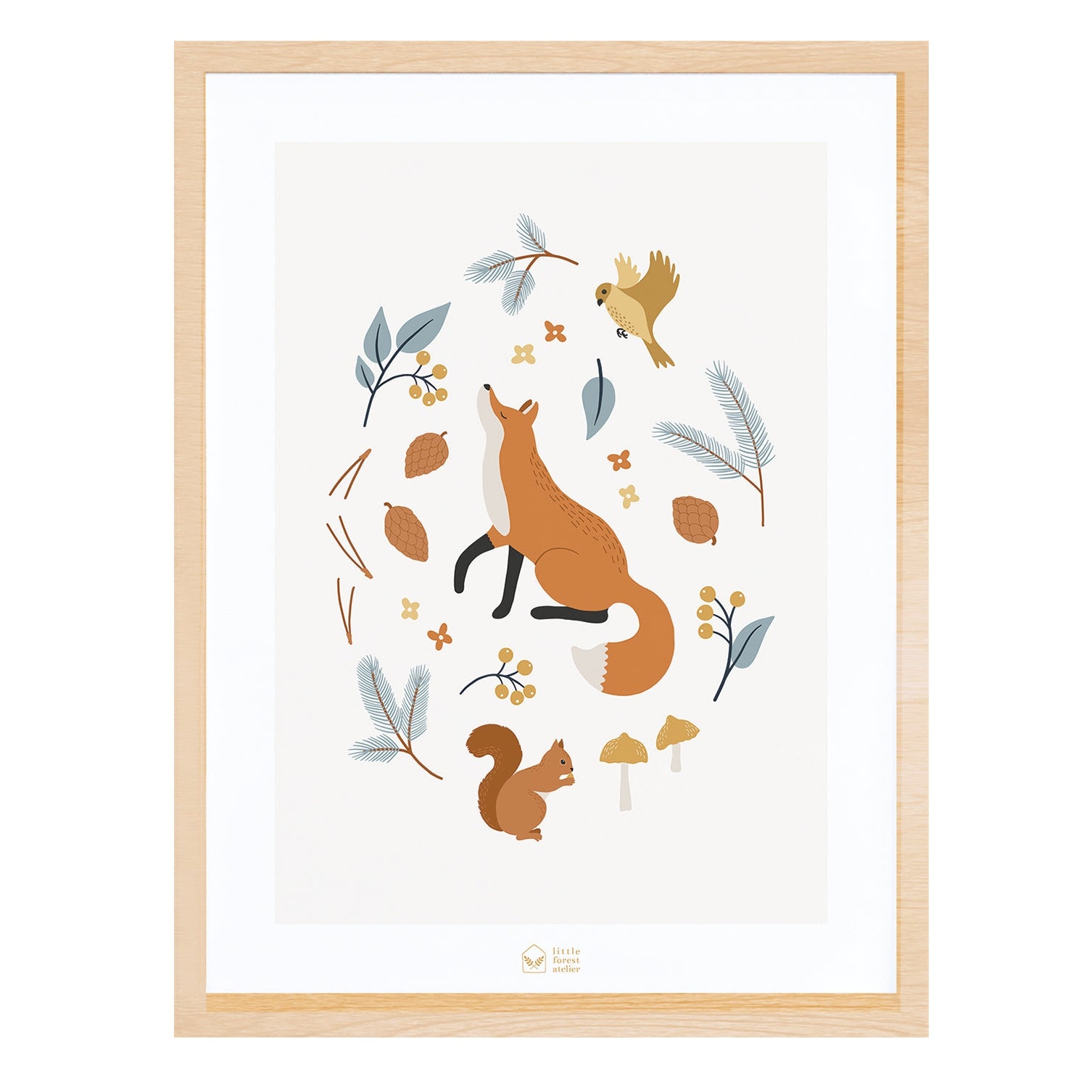 Lilipinso Framed Art Print - Fox Of The Woods