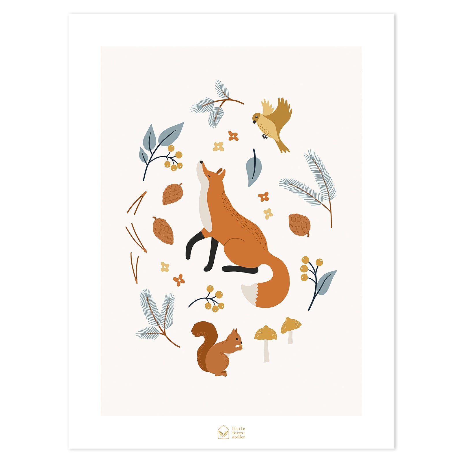 Lilipinso Art Print - Fox Of The Woods