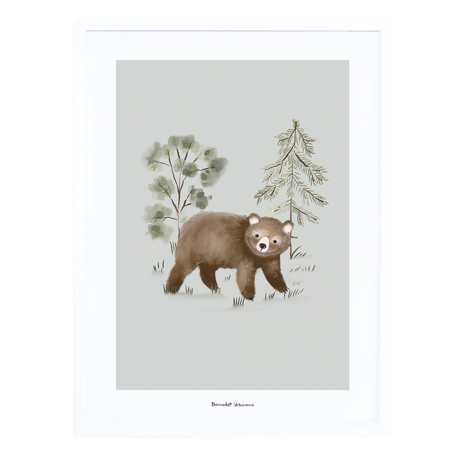 Lilipinso Framed Art Print - Little Bear