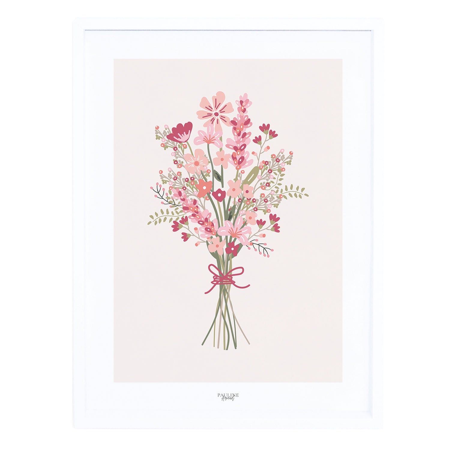 Lilipinso Framed Art Print - Spring Bouquet
