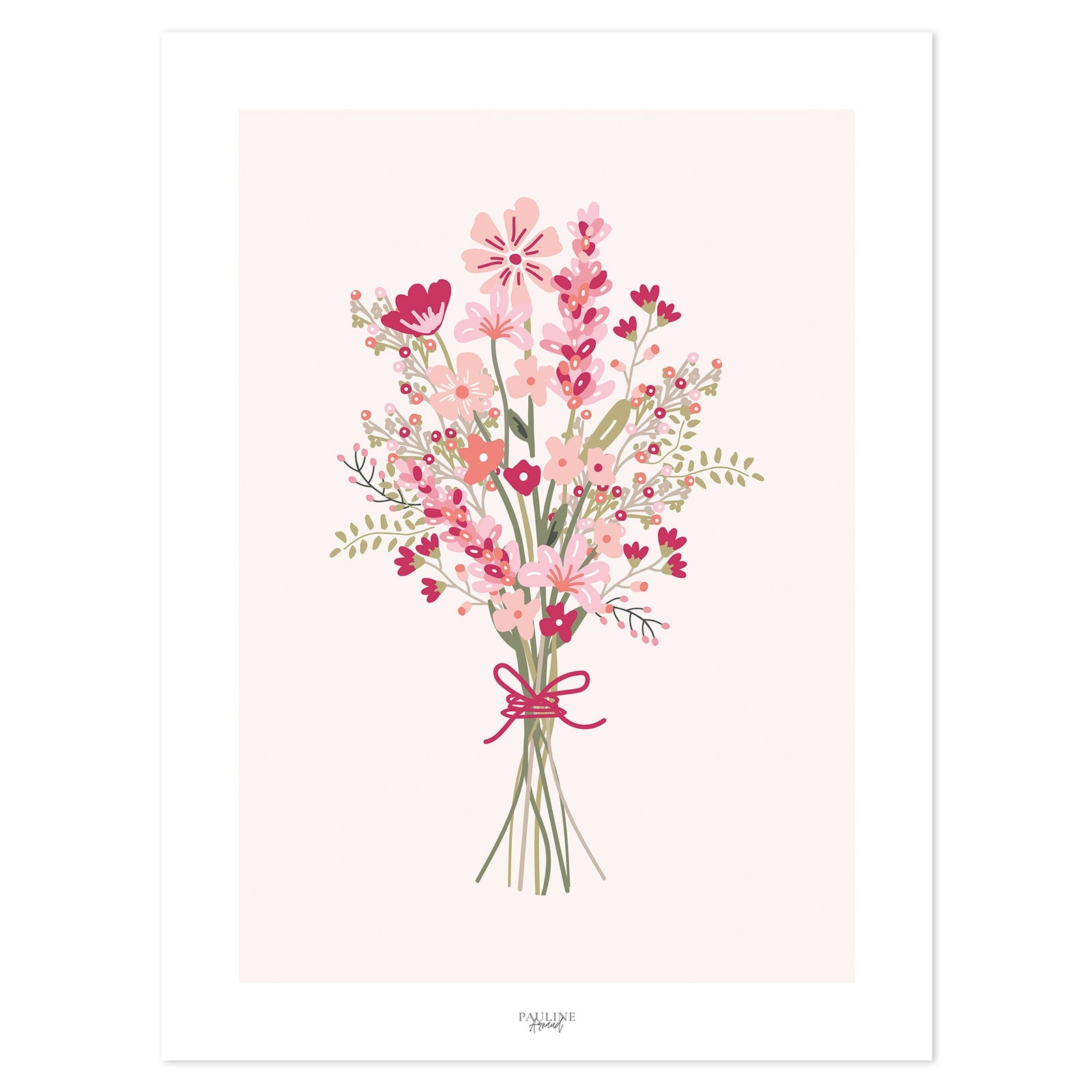 Lilipinso Art Print - Spring Bouquet