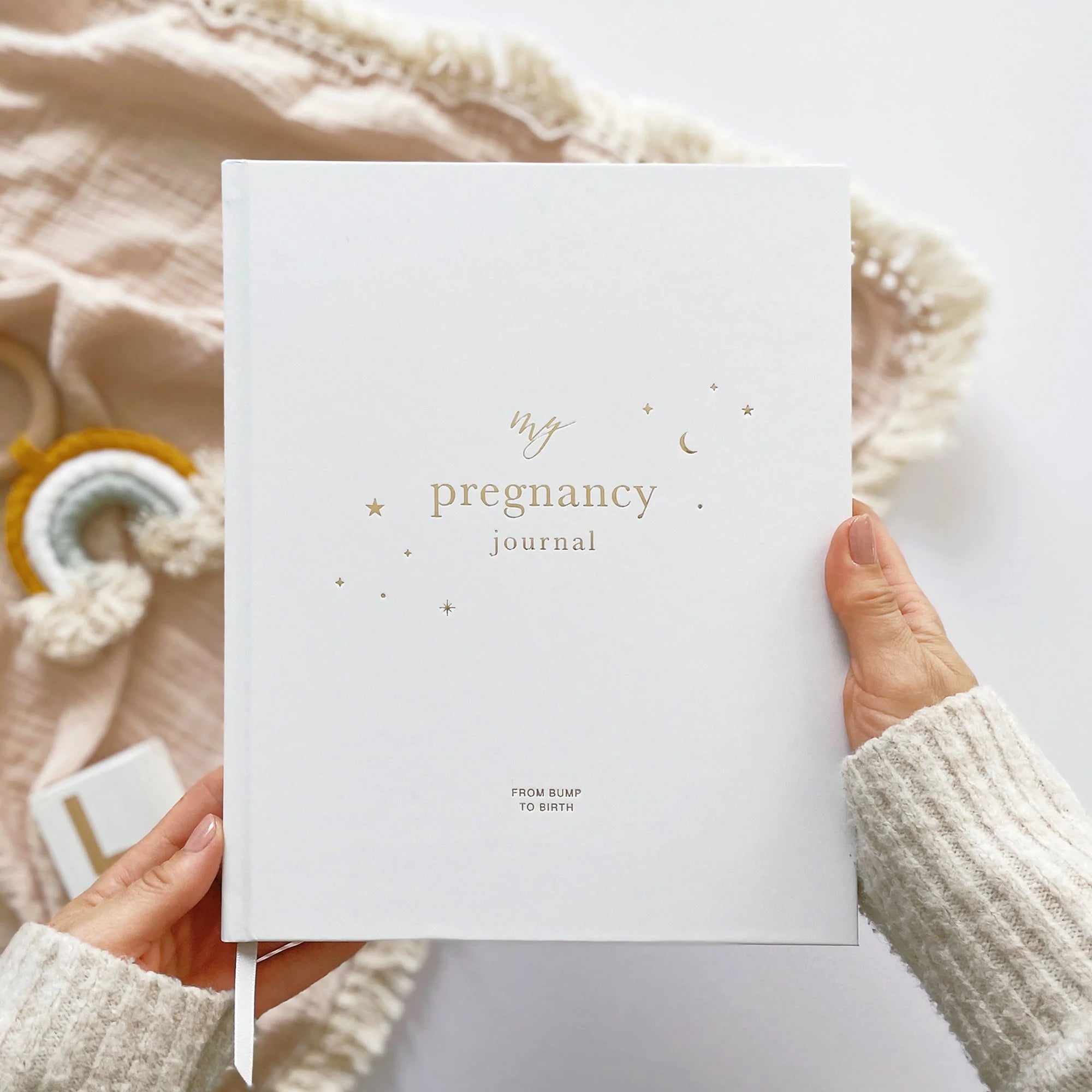 My Pregnancy Journal - White with Gilded Edges