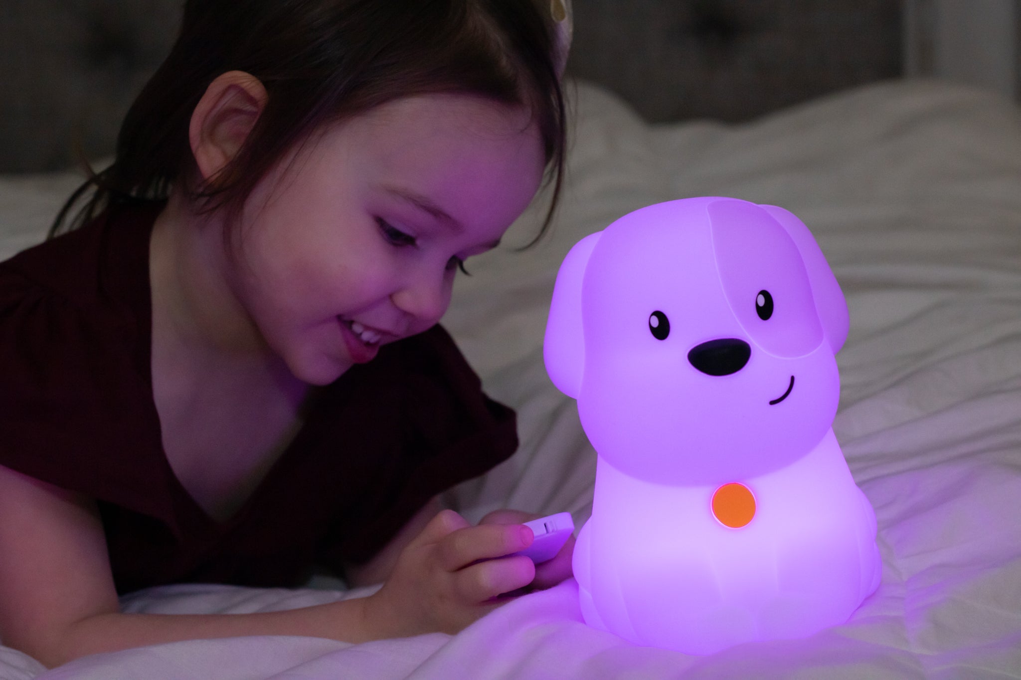 LumiPets® Puppy Dog - Children's Nursery Touch Night Light