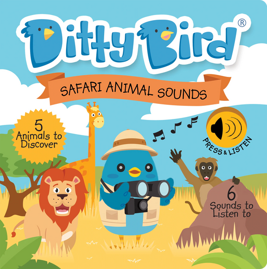 Ditty Bird Safari Animal Sounds Sound Books