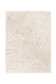 Washable Rug Clouds Natural  - RugCycled Collection