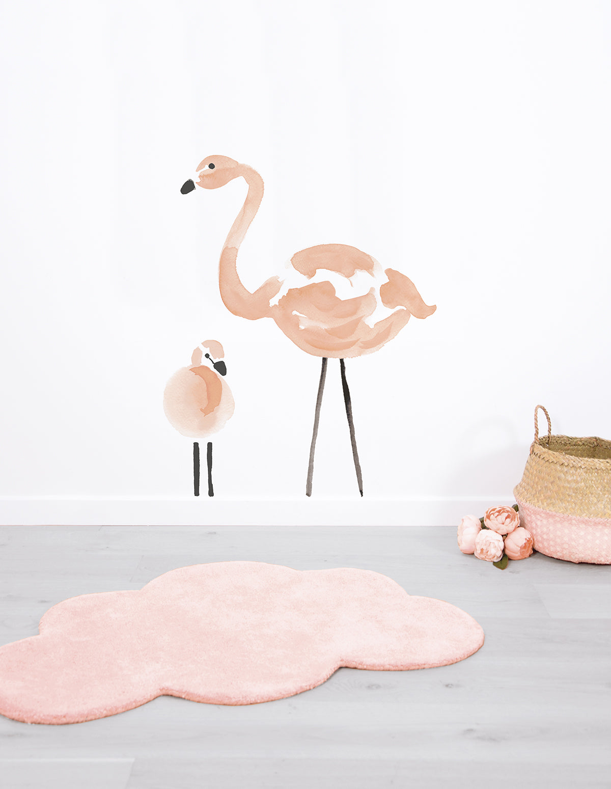 Lilipinso Wall Decals Special Size - Pink Flamingos Wall decal