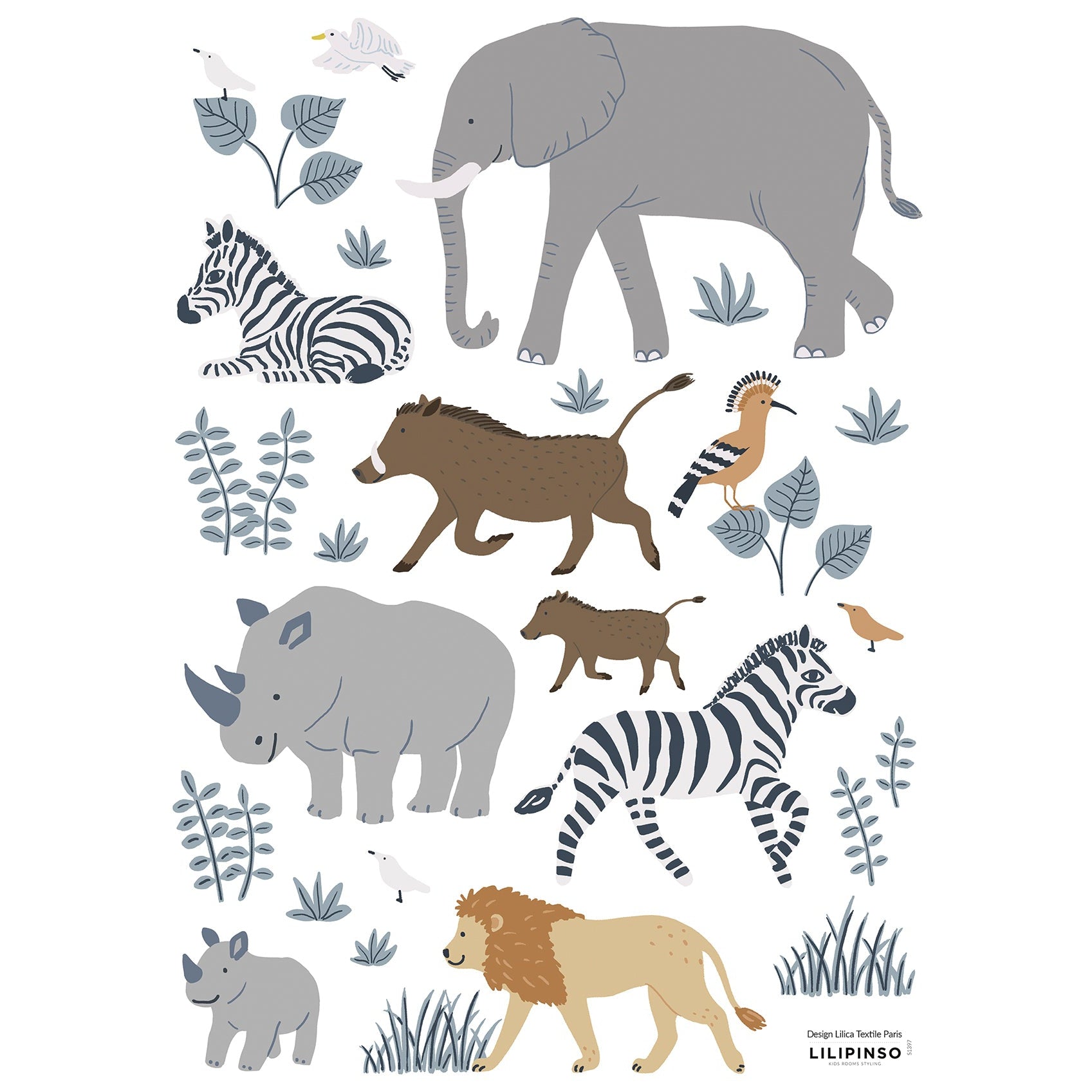 Lilipinso Wall Decals A3 - Big Five & Cie Wall decal