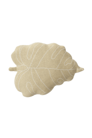 Knitted Cushion Baby Leaf Olive  - Re-Edition