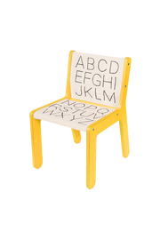 Kid's Chair Sillita Abc - Yellow
