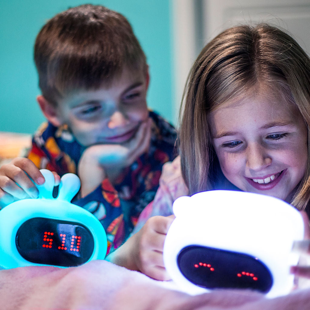 LumiClock Bear - Night Light Clock For Kids & Nursery