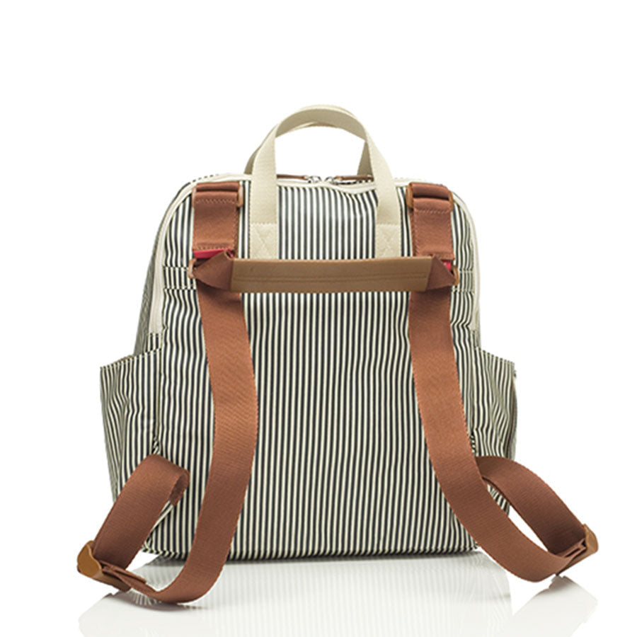 Robyn Eco Convertible Backpack Navy Stripe