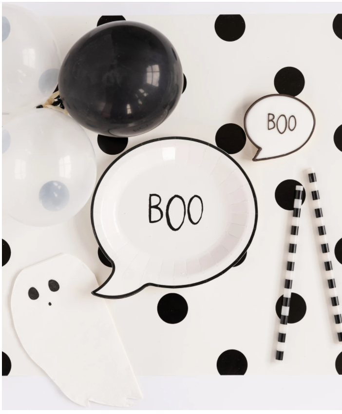 Sprinkles & Confetti | Party Boxes & Party Supplies Boo Halloween Plate by Sprinkles & Confetti | Party Boxes & Party Supplies