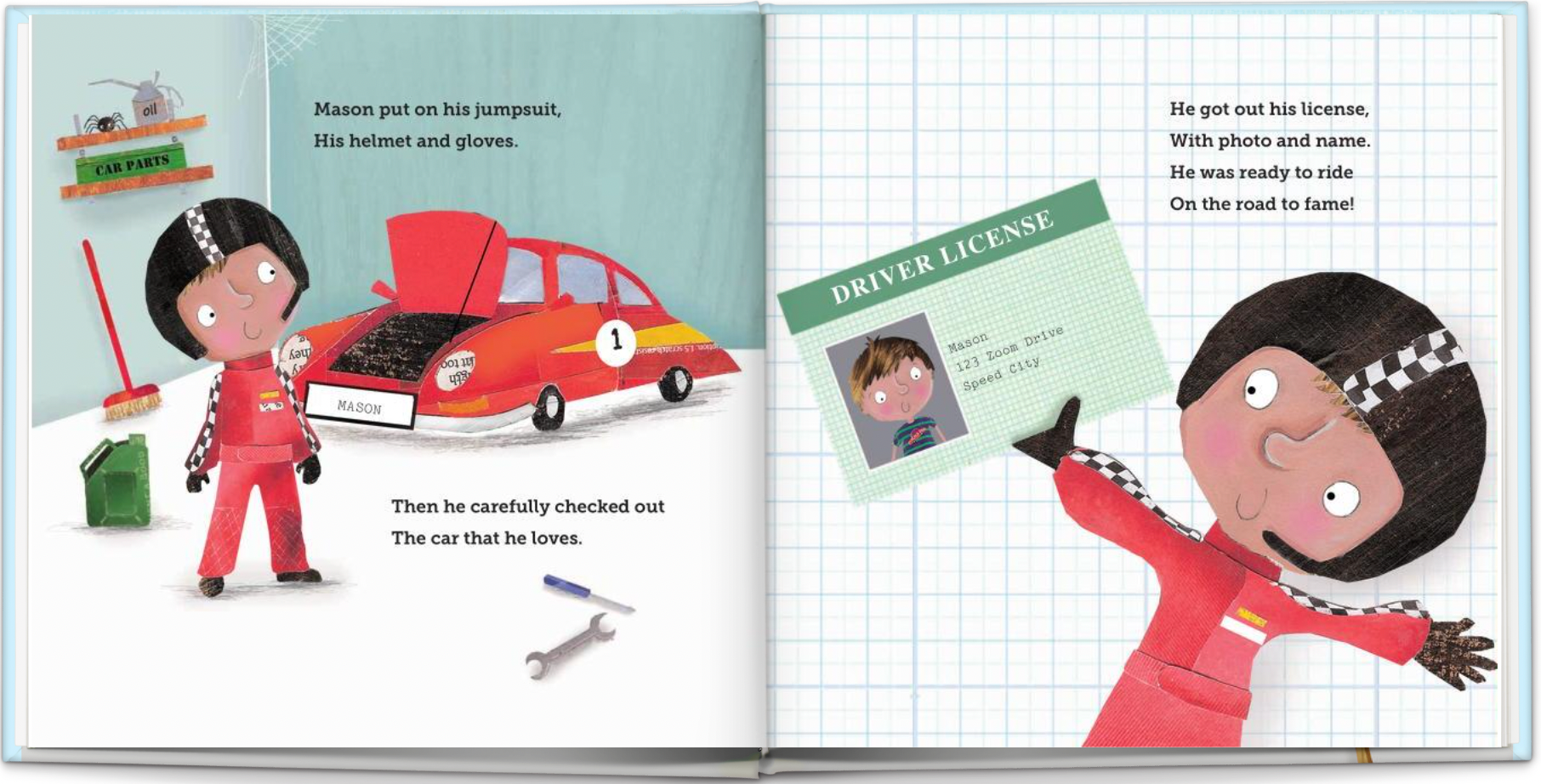 I See Me! Speedster: A Day in the Life of a Race Car Driver 