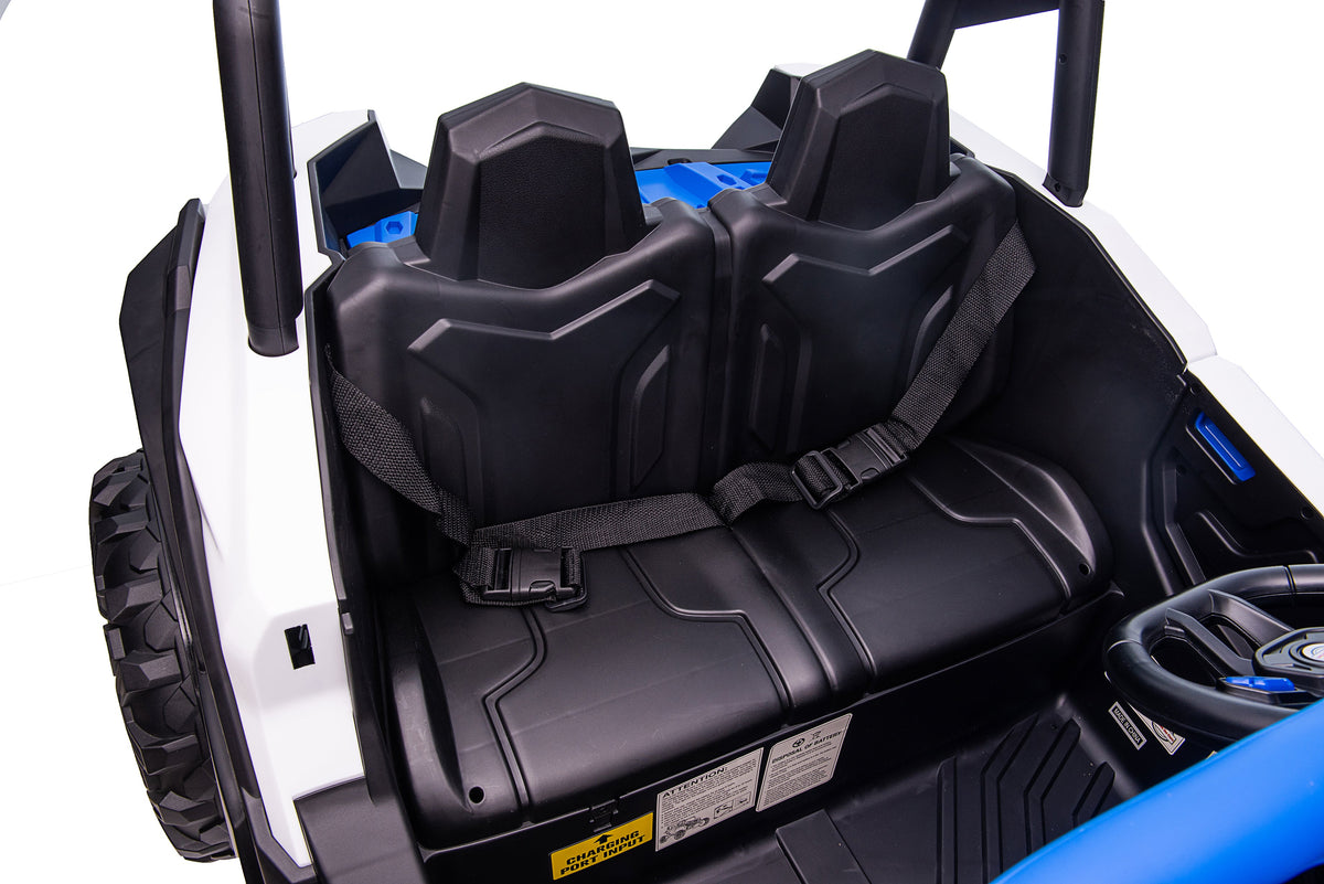 Best Ride On Cars Best Ride On Cars Thunder UTV 24V Blue Upgraded Battery and Motor - EasyTot