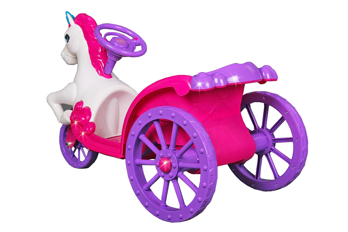 Best Ride On Cars Unicorn Carriage Ride On - EasyTot
