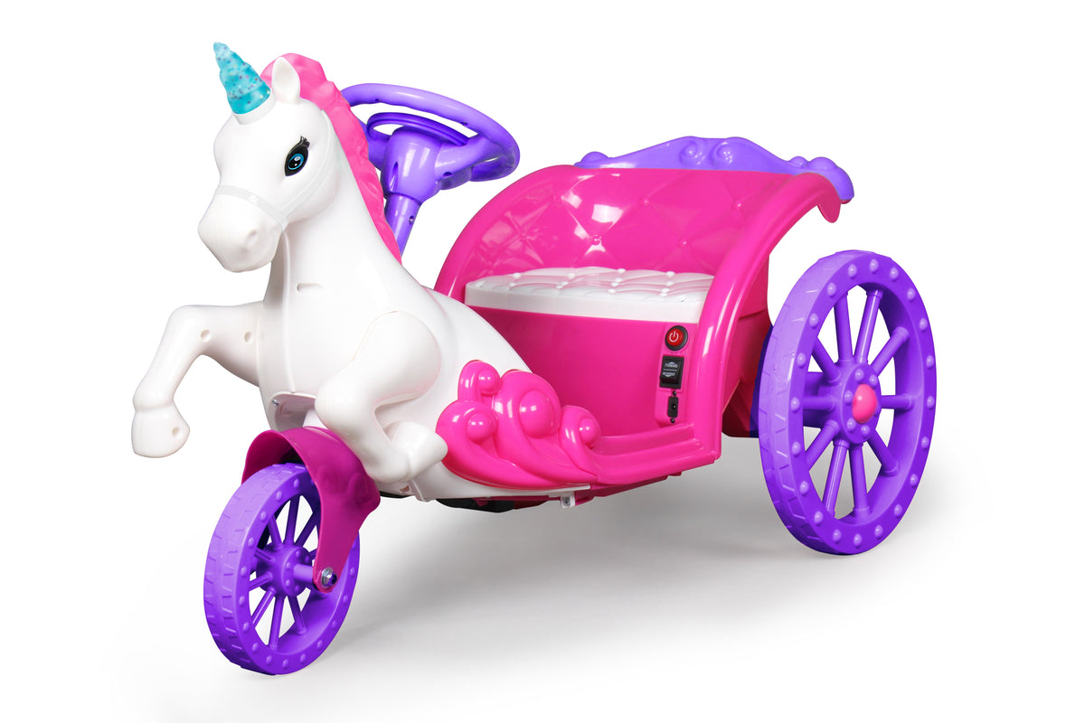 Best Ride On Cars Unicorn Carriage Ride On - EasyTot