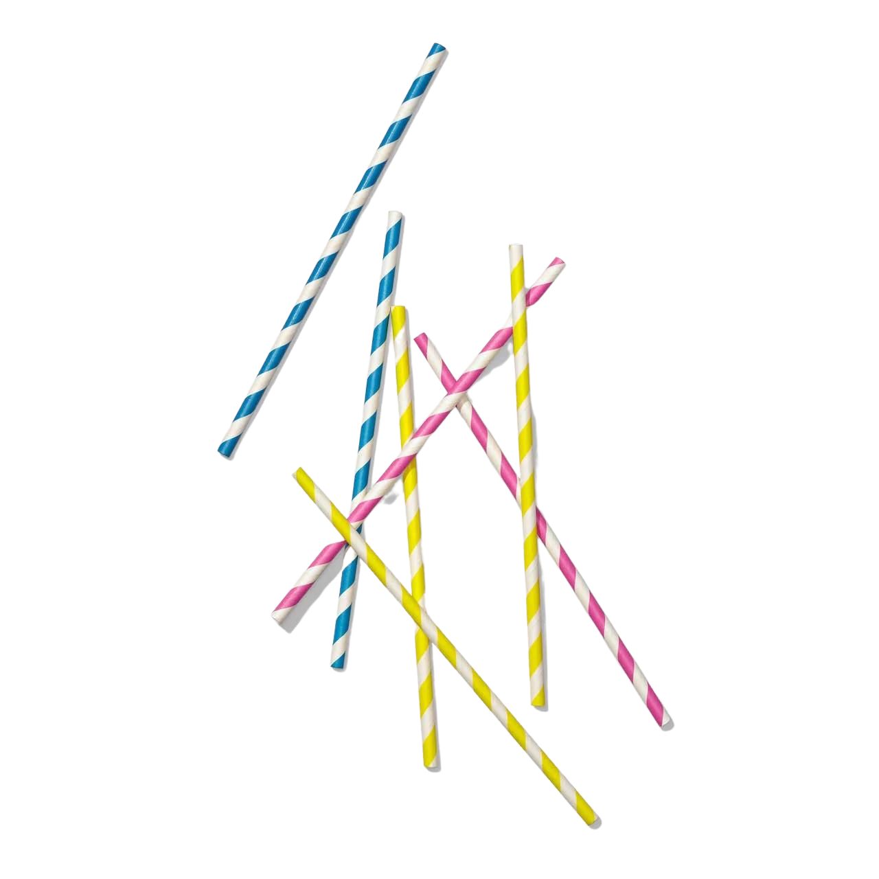 Coterie Sip of Summer Paper Straws (25 per pack) Straws