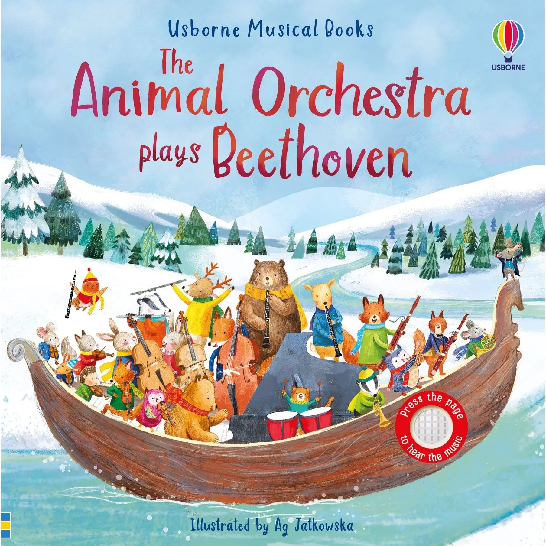 Usborne The Animal Orchestra Plays Beethoven Music Book Music Books