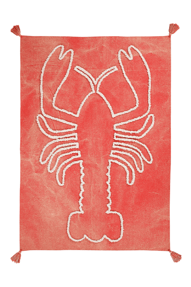 Wall Hanging Giant Lobster Brick Red