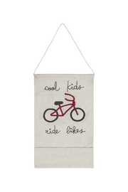 Wall Pocket Hanging Cool Kids Ride Bikes