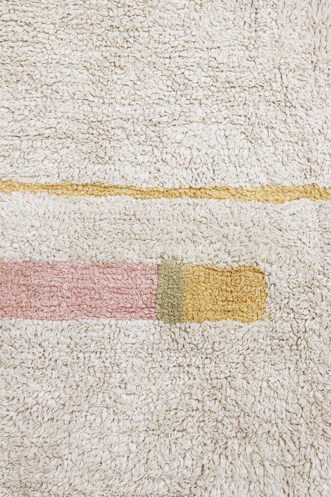 Washable Rug Lanes Vintage Nude  - Eco City