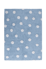 Washable Rug Polka Dots Blue  - POLKA DOTS