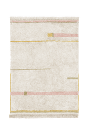 Washable Rug Lanes Vintage Nude  - Eco City