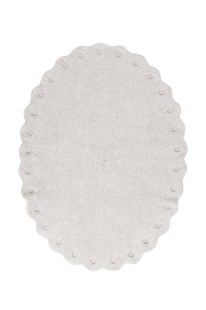 Washable Rug Pine Cone Ivory  - Cotton Woods