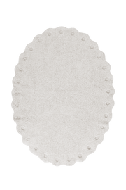 Washable Rug Pine Cone Ivory  - Cotton Woods