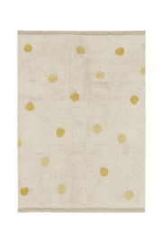 Washable Rug Hippy Dots Natural - Honey  - Re Edition + Polka Dots