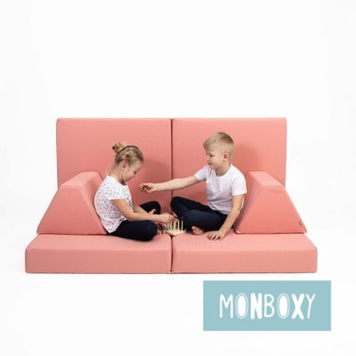 Monboxy OEKO-TEX Play Couch with Fabric Cover