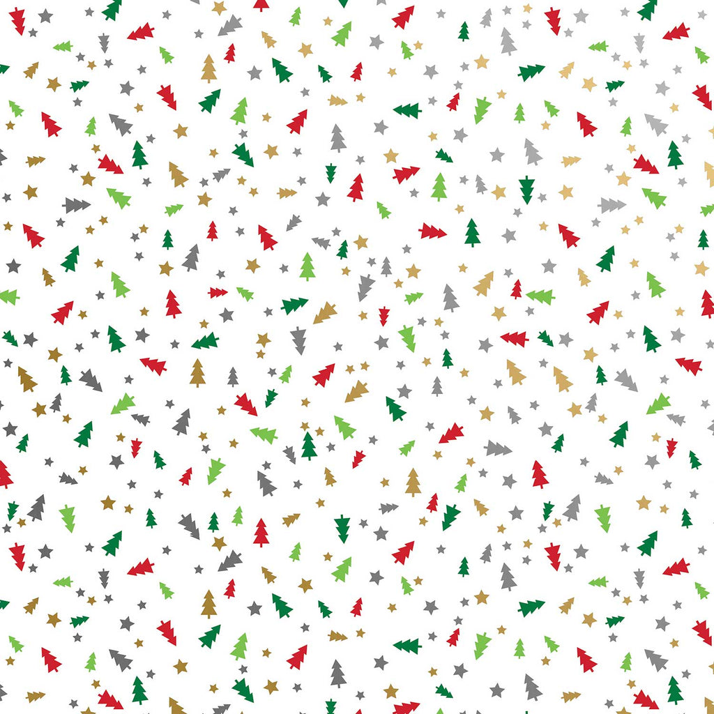 Christmas Wrapping Paper Embossed Little Trees Jillson & Roberts christmas-wrapping-paper-embossed-little-trees-jillson-roberts