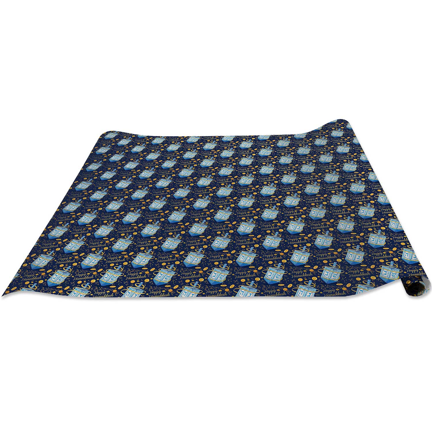 XB635d Happy Hanukkah Gift Wrapping Paper Regular Roll 