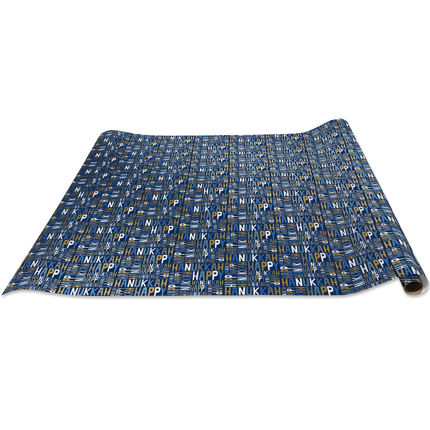 XB671d Hanukkah Greetings Gift Wrapping Paper Regular Roll 