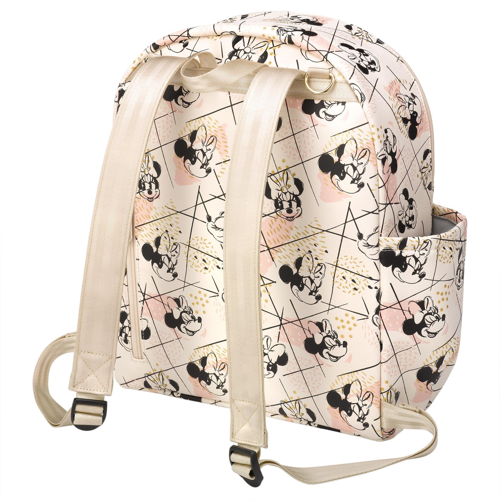 Petunia Pickle Bottom Ace Diaper Backpack in Shimmery Minnie Mouse