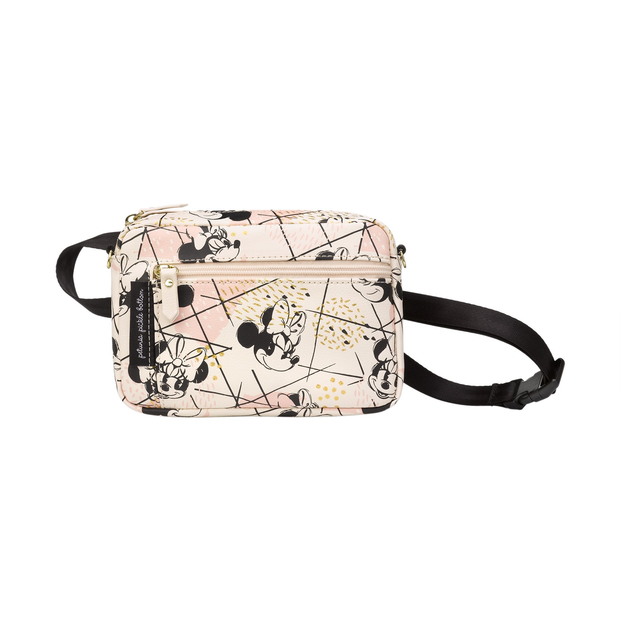 Petunia Pickle Bottom Adventurer Belt Bag in Shimmery Minnie Mouse