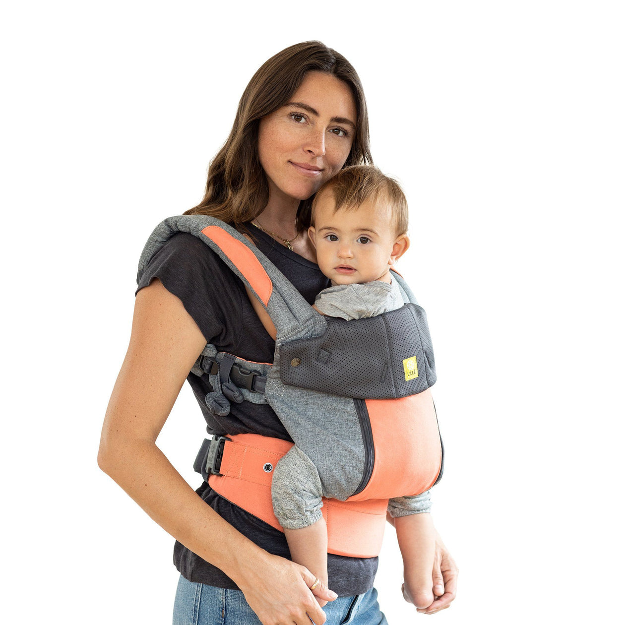 Baby Carrier Newborn To Toddler COMPLETE All Seasons in Cool Coral