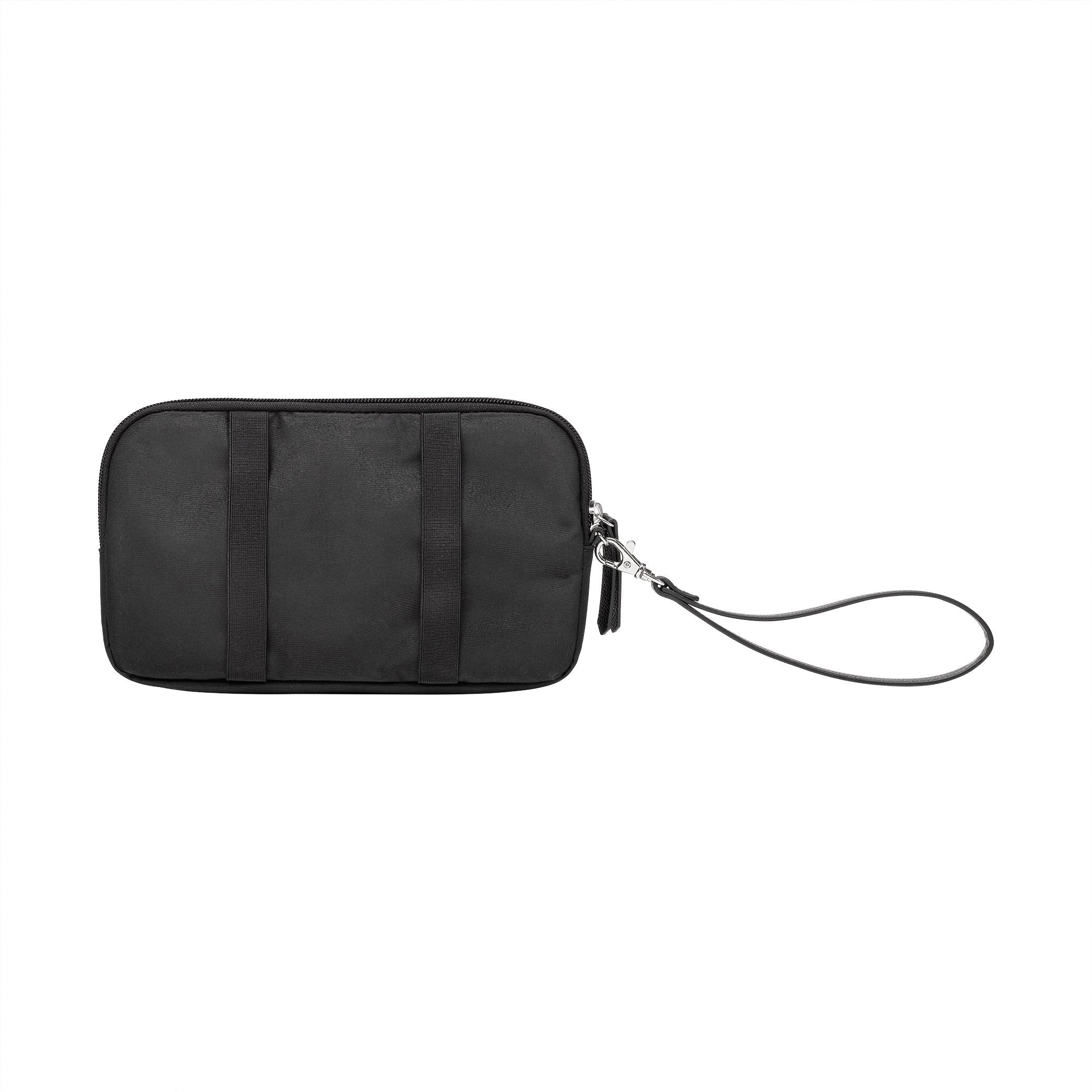 Petunia Pickle Bottom At-the-Ready Wristlet in Black Wipes Case