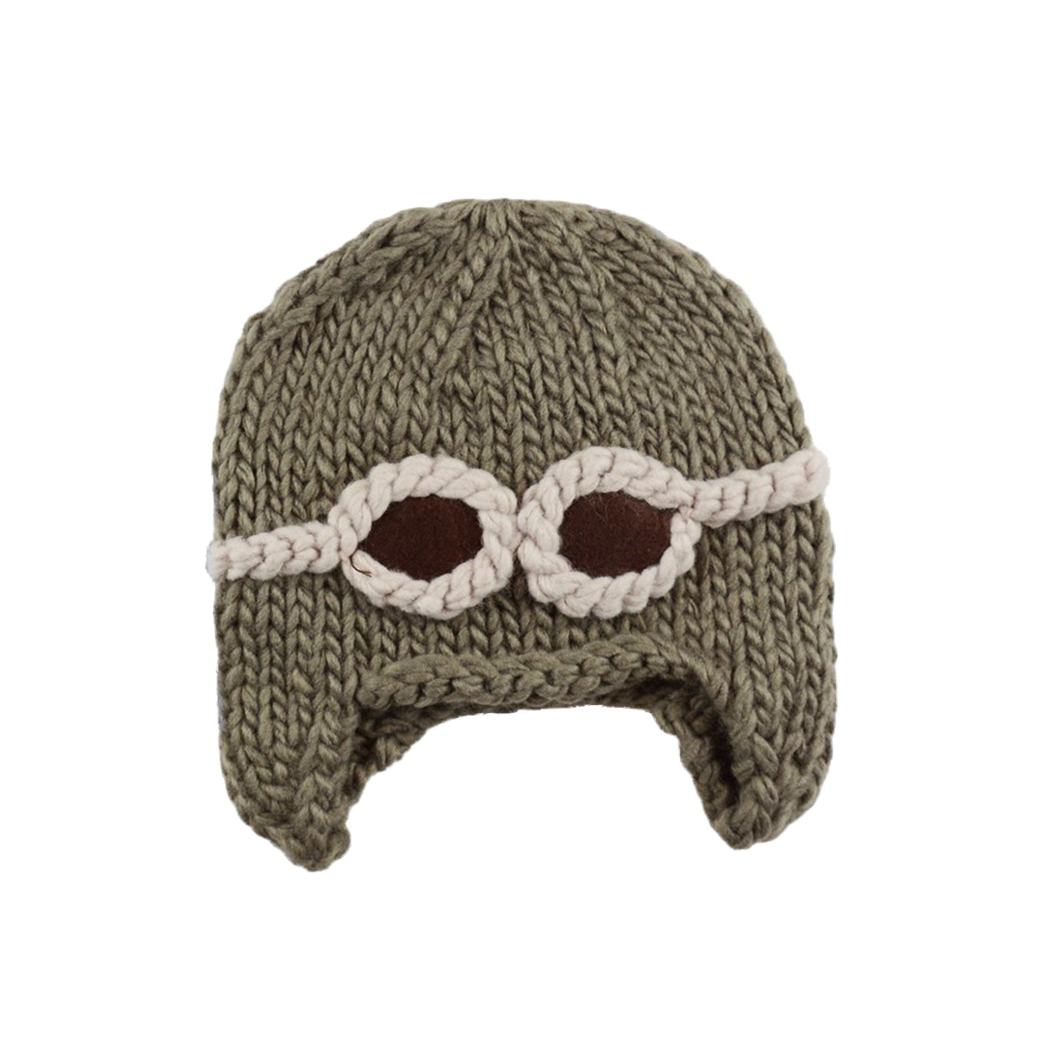The Blueberry Hill Wilbur Aviator with Goggles Knit Hat