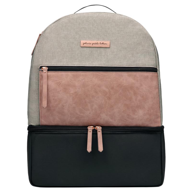 Petunia Pickle Bottom Axis Backpack in Dusty Rose/Sand