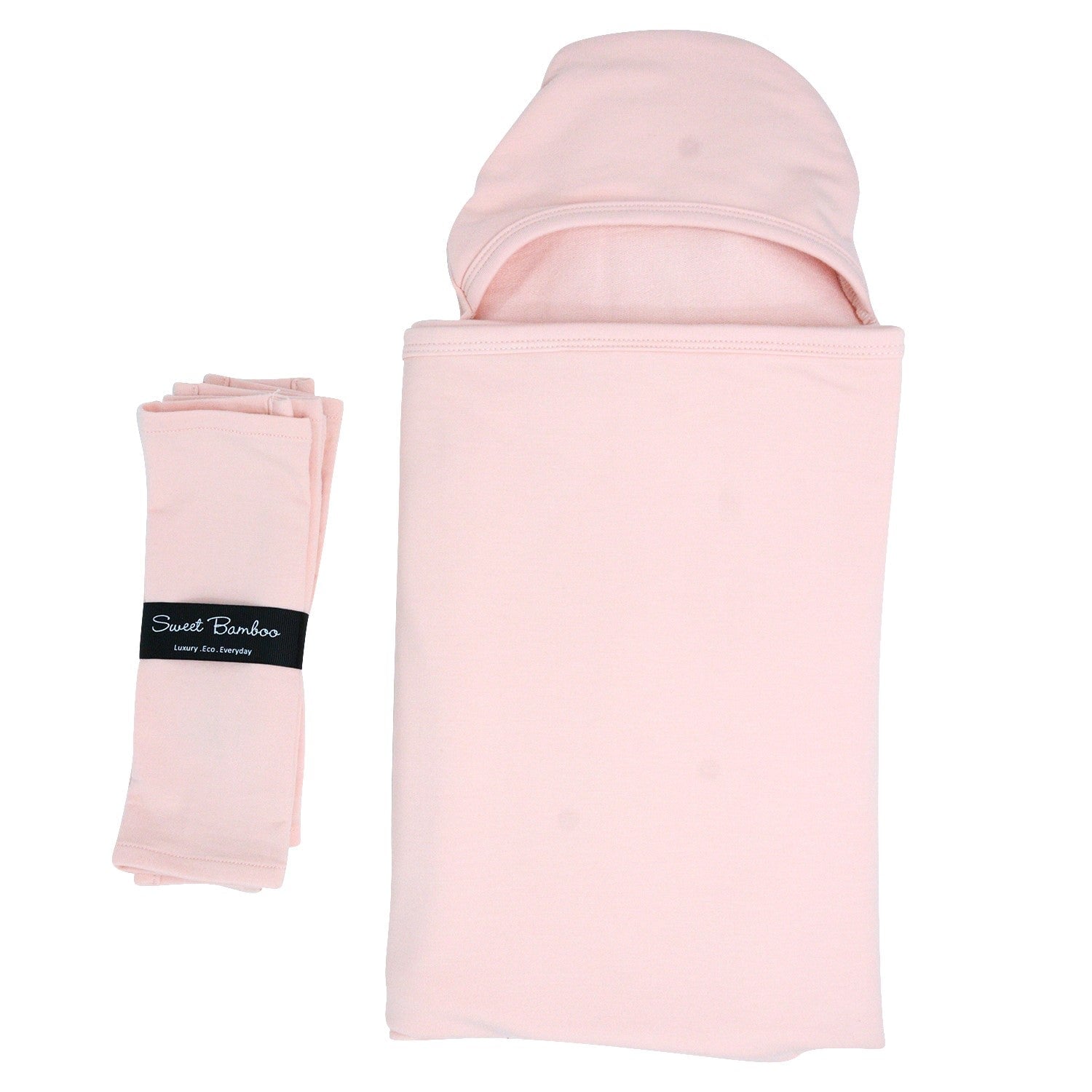 Baby Hooded Towel - Pink Blush