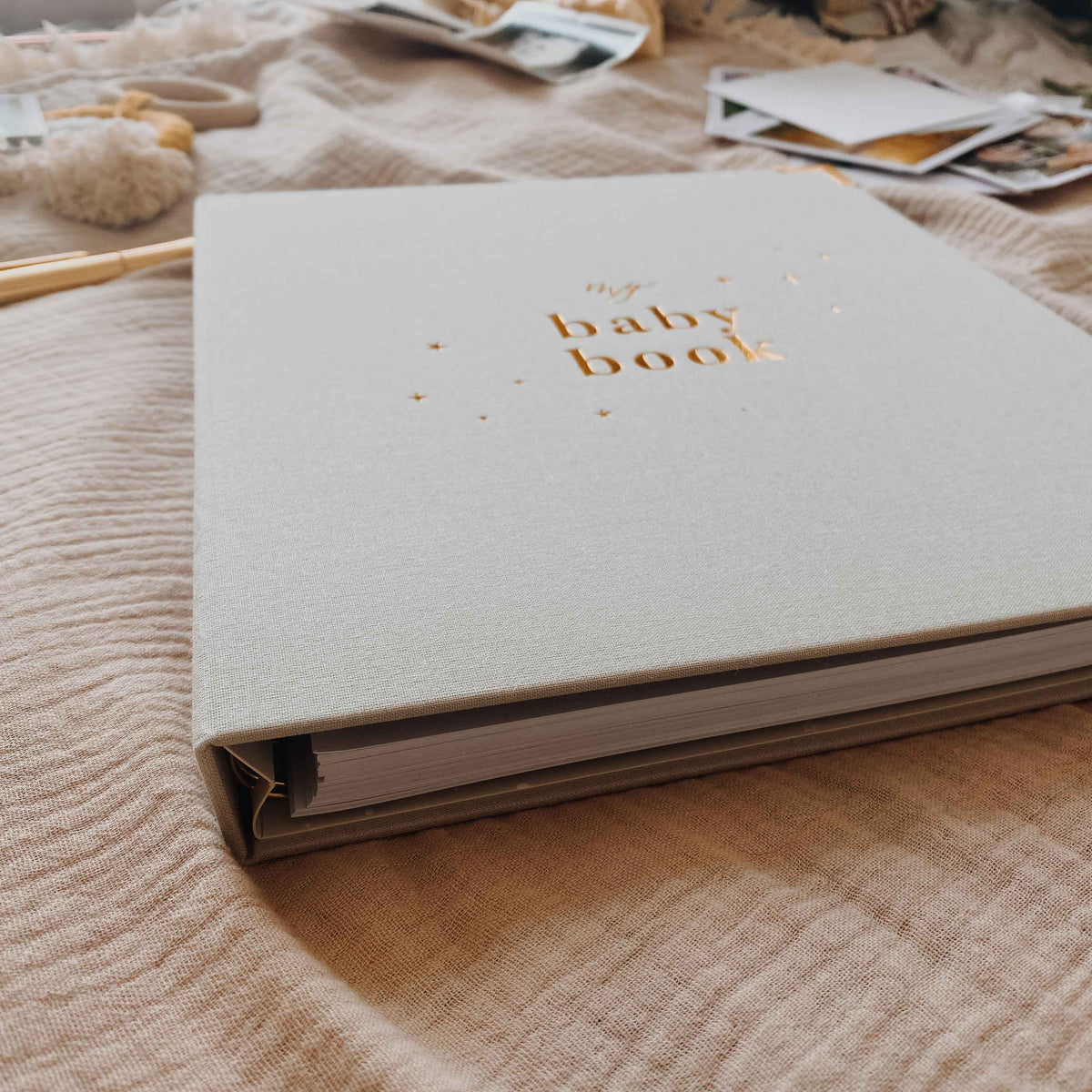 Blush and Gold My Baby Book - Baby Memory Book - Misty