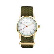 Millow Paris Millow Opal Watch for Children - Khaki Braided Strap Watche