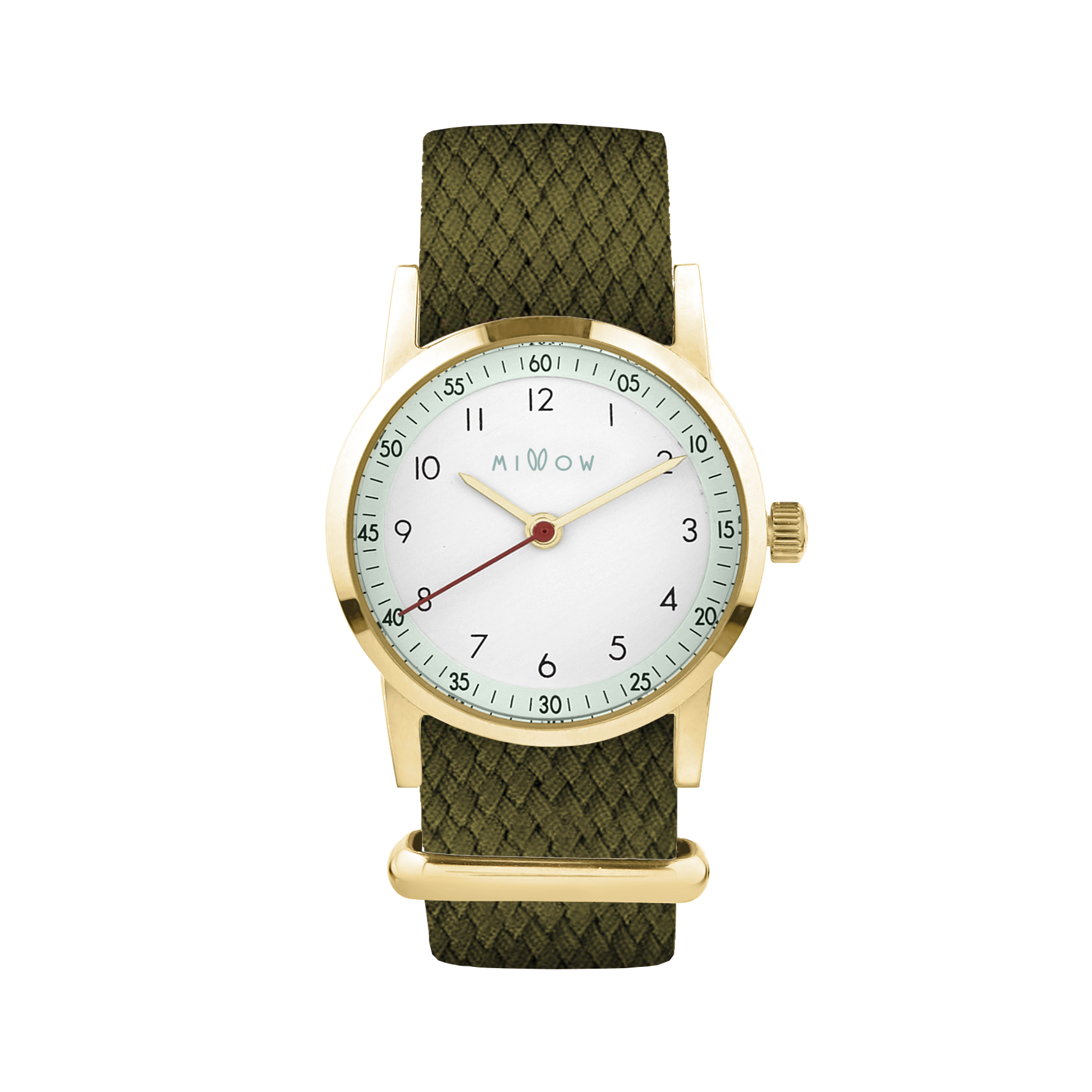 Millow Paris Millow Opal Watch for Children - Khaki Braided Strap Watche